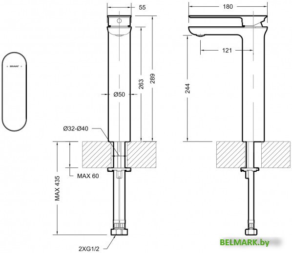 Смеситель Bravat Gina F165104C-A-ENG - фото2