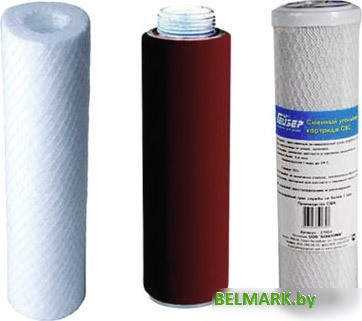 Комплект картриджей Гейзер №1 для Гейзер 3 Ж Люкс (для жесткой воды) - фото