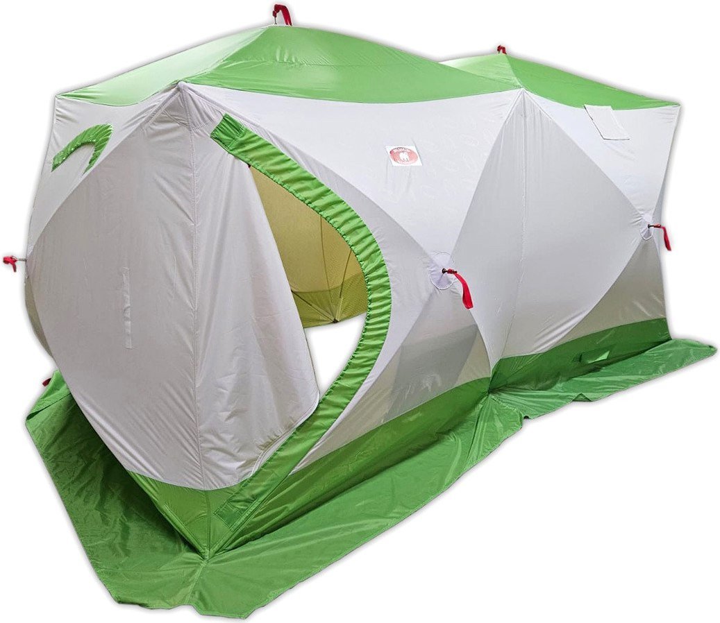 Палатка для зимней рыбалки Медведь Екатеринбург Куб-3 Дубль зимняя - фото