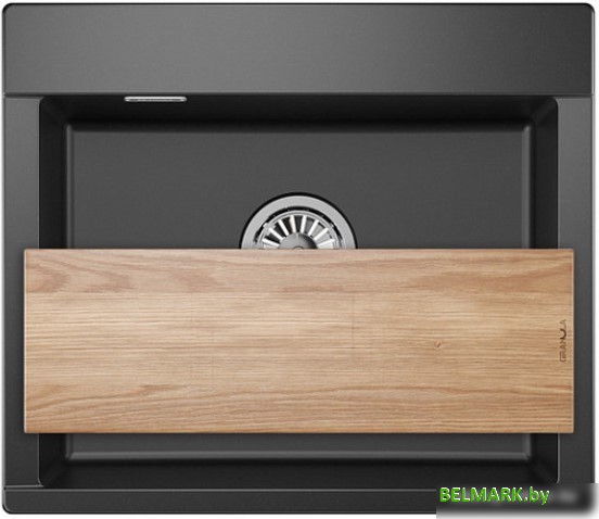 Кухонная мойка Granula ES-5804 (шварц) - фото