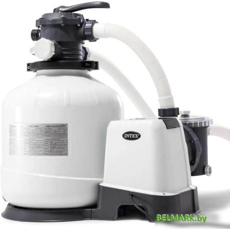 Аксессуары для бассейнов Intex Песочный фильтр-насос KRYSTAL CLEAR 10500 л/ч 26648 - фото