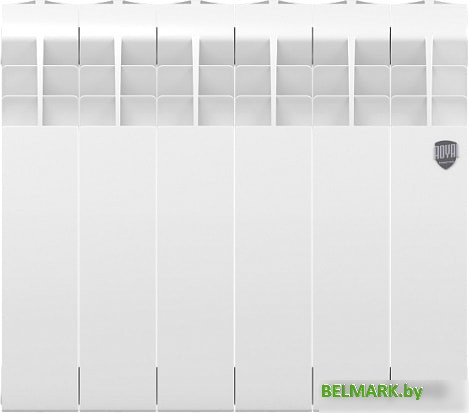 Биметаллический радиатор Royal Thermo BiLiner 350 Bianco Traffico (6 секций) - фото2