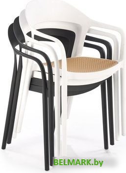 Стул Halmar K530 (белый/натуральный) - фото2