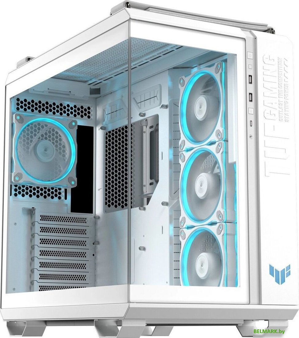 Корпус ASUS TUF Gaming GT502 Horizon (белый) - фото