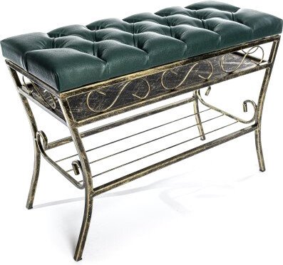 Банкетка Dudo БН-5КС-1 с полочкой под сидением (Kanzas-21) - фото