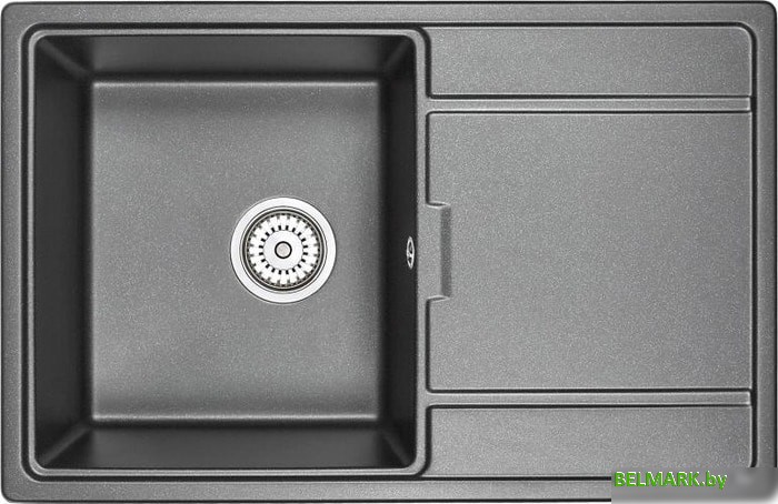 Кухонная мойка Granula 7804 (шварц) - фото