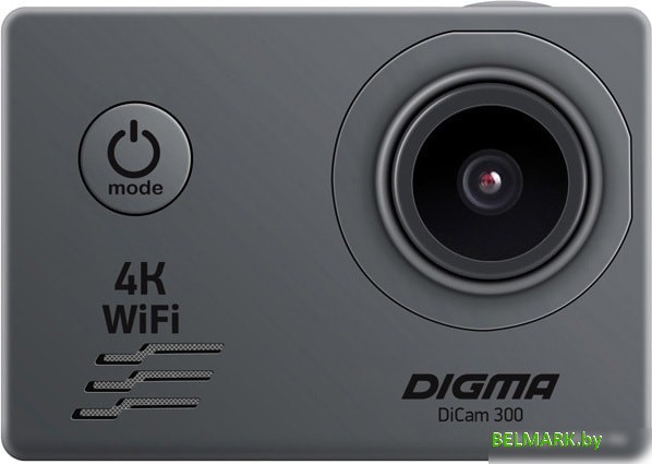 Экшен-камера Digma DiCam 300 (серый) - фото