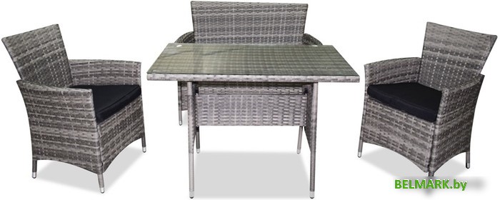 Обеденная группа Sundays LUC-NA04 (серый) - фото