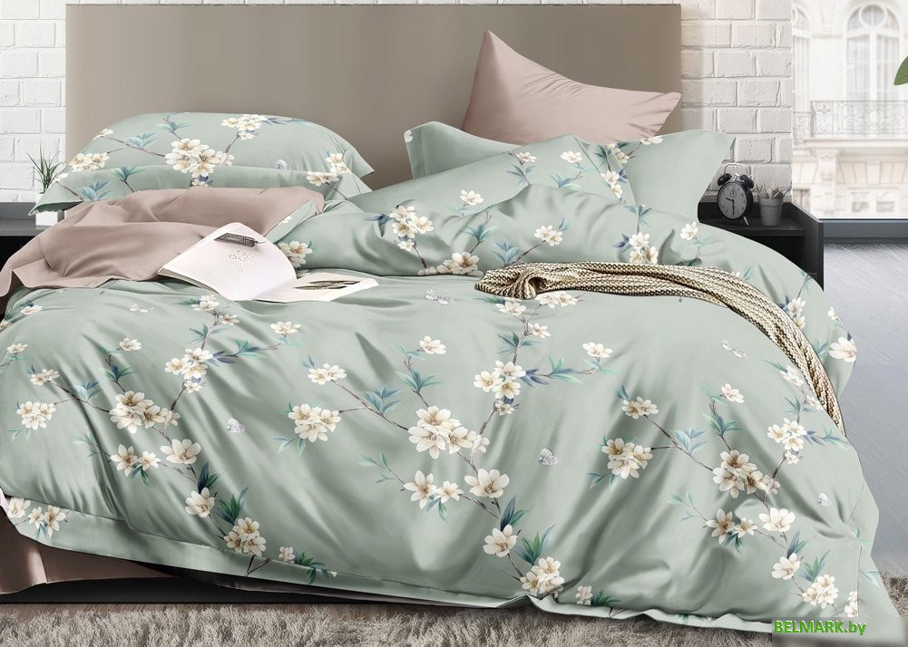 Постельное белье Реноме Семейный Оливковая коллекция УУ 6699 (поплин) - фото