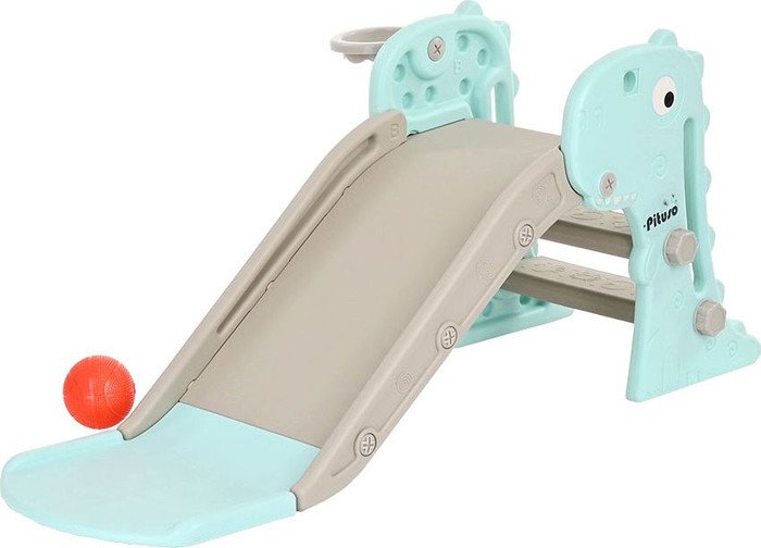 Горка Pituso Веселый динозаврик UN-DW37 (зеленый) - фото2