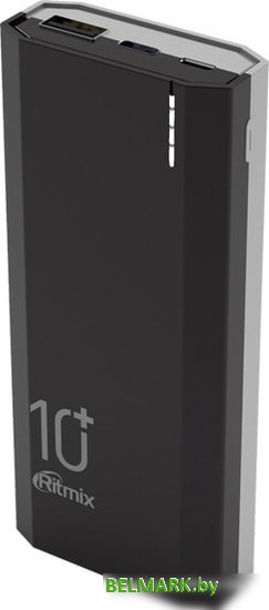 Портативное зарядное устройство Ritmix RPB-10002 (черный) - фото