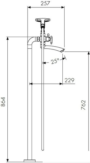 Смеситель Kaiser Trio 57222 - фото2