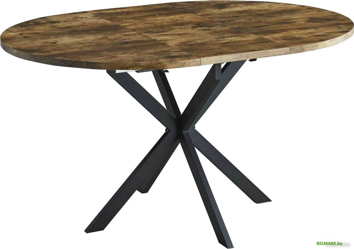 Кухонный стол Signal Gaston GASTONOVC100 (орех винтажный/черный матовый) - фото