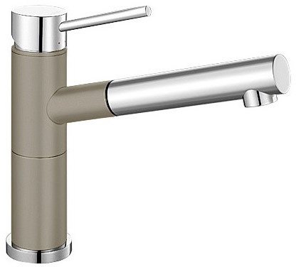 Смеситель Blanco Alta-S Compact Silgranit (серый беж) [517634] - фото