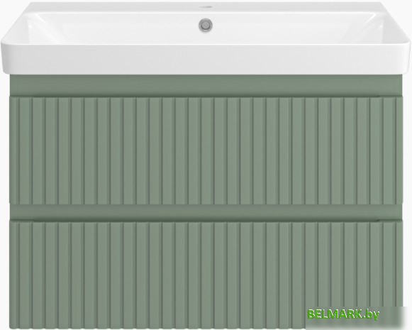 Brevita Тумба под умывальник Victory 80 VIC-09080-0802Я (зеленый матовый) - фото