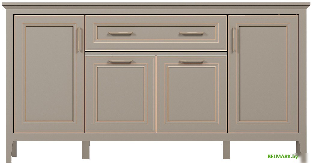 Тумба Black Red White Classic KOM4D1S (глиняный серый) - фото