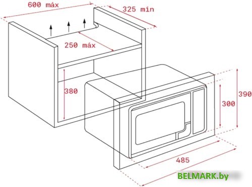 Микроволновая печь TEKA MB 620 BI - фото2