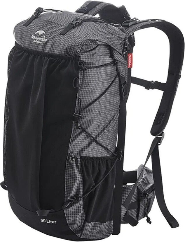 Туристический рюкзак Naturehike Rock Series NH19BP095 60L+5L dyneema (черный) - фото
