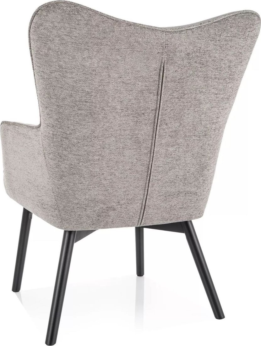 Интерьерное кресло Signal Carmen Raven 07 (серый/черный мат) - фото2