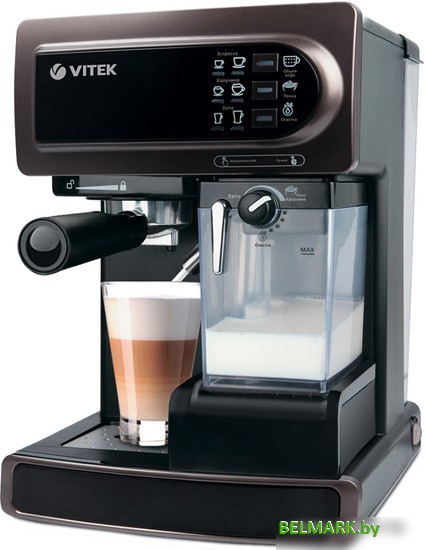Рожковая помповая кофеварка Vitek VT-1517 BN - фото