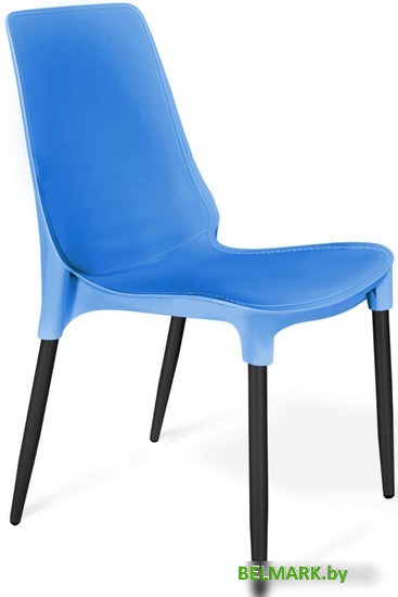 Стул Sheffilton SHT-S75-1 (небесно-синий/черный муар) - фото
