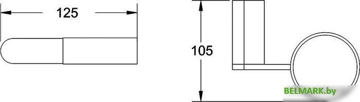 Стакан для зубной щетки и пасты Rose RG1712H - фото2