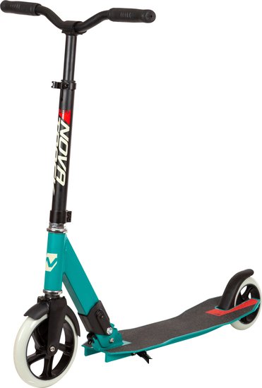 Двухколесный детский самокат Novatrack Deft 180 Alloy 180.DEFT.GN22 (зеленый) - фото