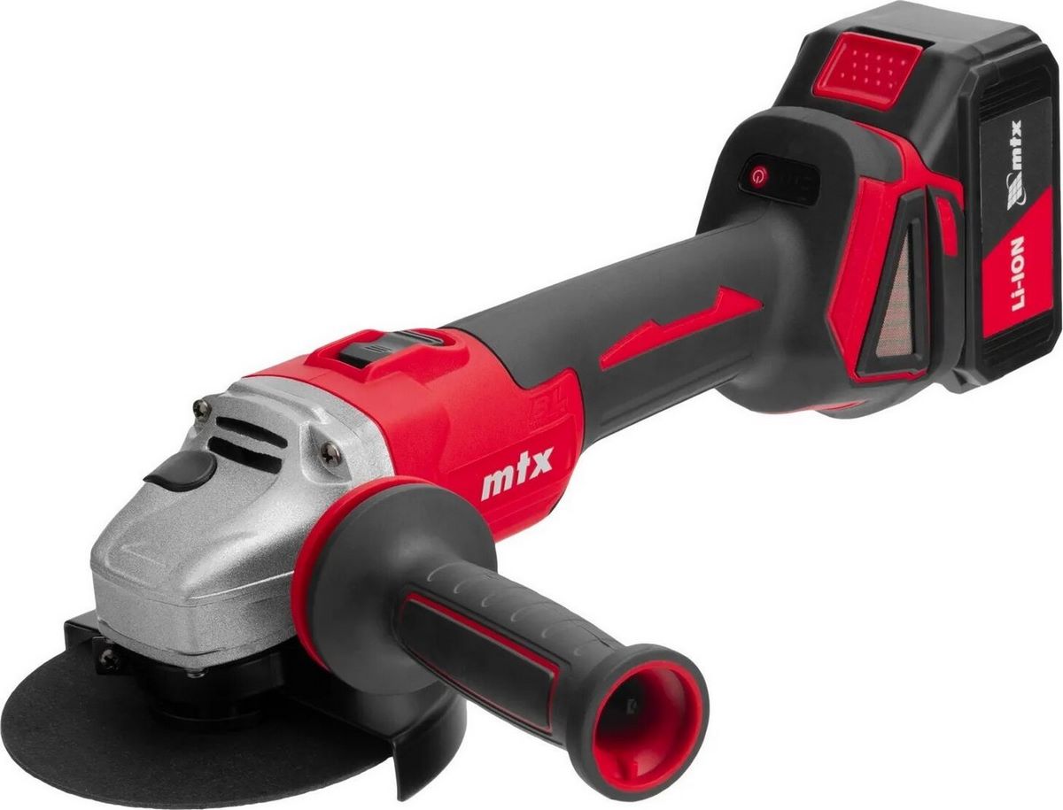 Угловая шлифмашина MTX AGB-BL-20-125 (с 1-м АКБ) - фото