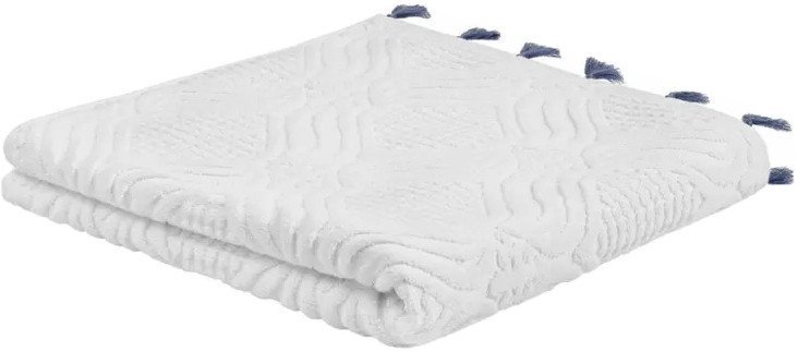 Полотенце Tkano Essential TK23-BT0003 (белый/темно-синий) - фото