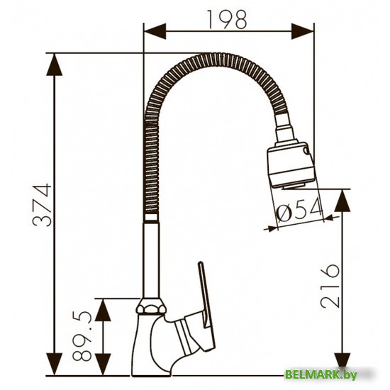 Смеситель Kaiser Eco 00066 - фото2