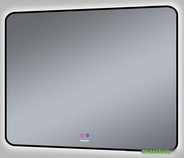 Grossman Зеркало Elegans-норма Black LED 17100802 (с сенсорным выключателем и подогревом) - фото2