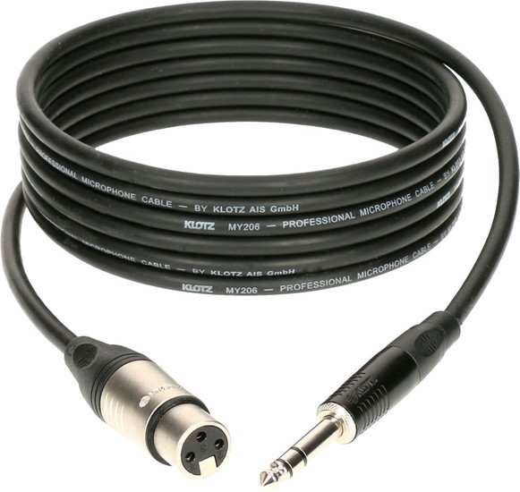 Кабель Klotz M1FS1K0200 (2 м, черный) - фото