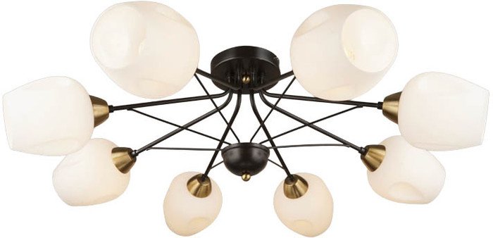 Припотолочная люстра Mirastyle SX-N-7660/8 CF+COPPER - фото