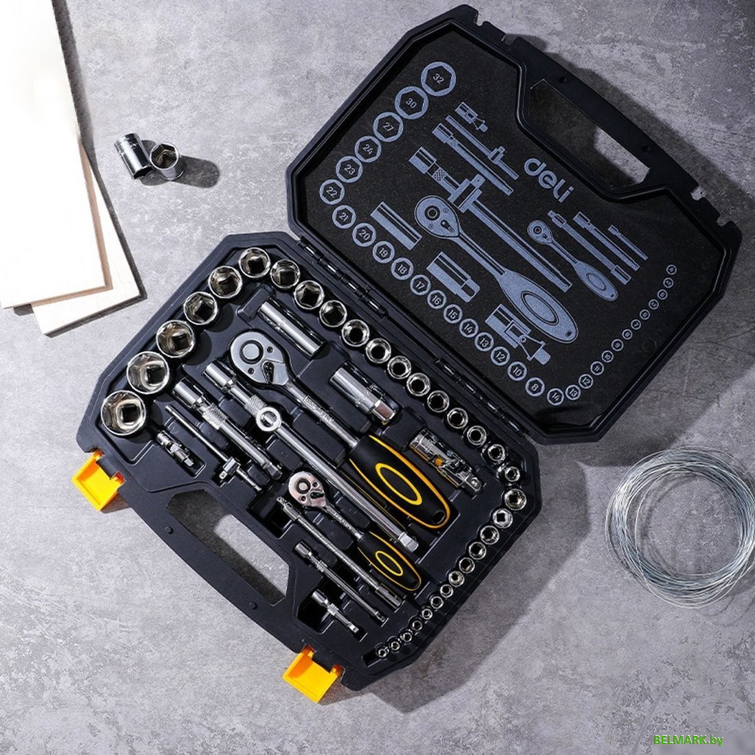 Универсальный набор инструментов Deli DL1044 (44 предмета) - фото2
