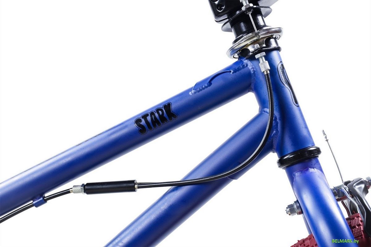 Велосипед Stark Madness BMX 2 2025 (фиолетовый/матовый черный/бургунди) - фото2