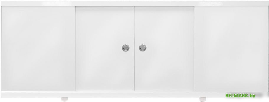 Фронтальный экран под ванну Метакам Купе 149 ЭЭS_000650 (белый глянцевый) - фото