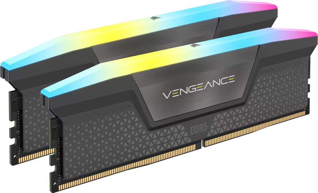Оперативная память Corsair Vengeance RGB 2x16ГБ DDR5 6000 МГц CMH32GX5M2E6000Z36 - фото