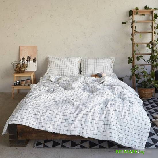 Постельное белье Этель Клетка 4627812 - фото