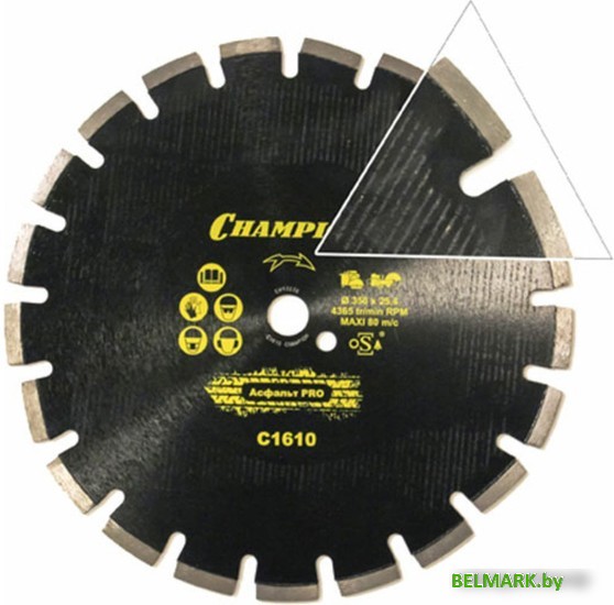 Отрезной диск алмазный Champion C1610 - фото