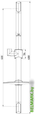 Душевая штанга Lemark LM8066C - фото2