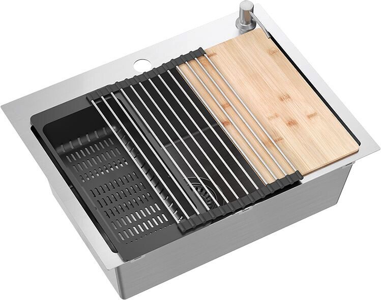 Кухонная мойка Quadron ZH5845BS - фото