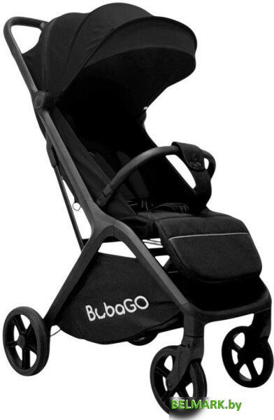 Коляска прогулочная «книга» Bubago Luna BG 154-1 (черный) - фото