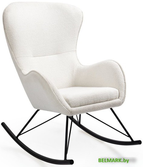 Кресло-качалка Halmar Liberto (белый) - фото