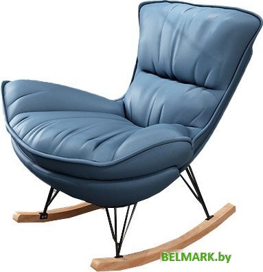 Кресло-качалка Mio Tesoro Монга (синий) - фото