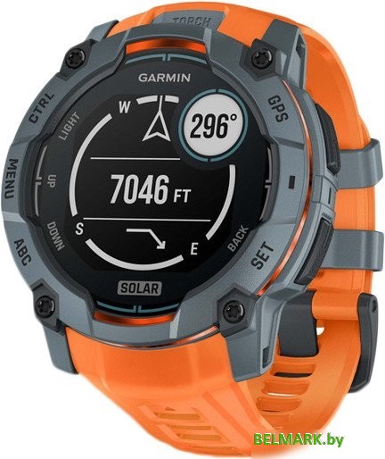 Умные часы Garmin Instinct 3 Solar 50 мм (серый) - фото