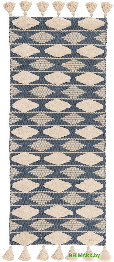 Ковер для жилой комнаты Tkano Ethnic Argyle TK18-DR0001 (синий) - фото