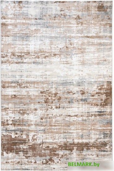 Ковер для жилой комнаты Radjab Carpet Бьянка прямоугольник D060A 7621RK-b 2x2.9 (cream shirink/vizon fdy) - фото