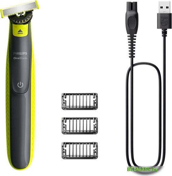 Триммер для бороды и усов Philips OneBlade 360 Face QP2724/23 - фото