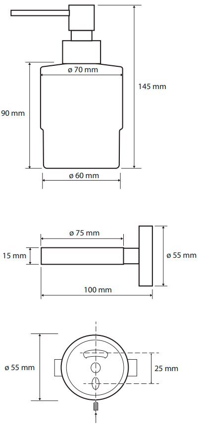 Дозатор для жидкого мыла Bemeta White 104109104 - фото2