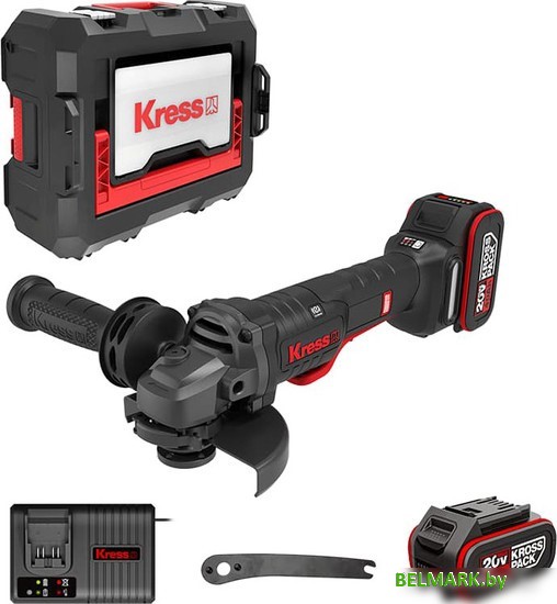 Угловая шлифмашина Kress KUH04 (с 2-мя АКБ, кейс) - фото